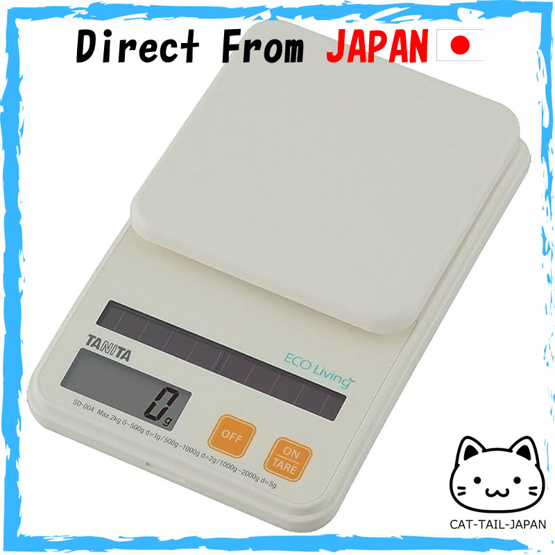 Tanita Cooking Scale Kitchen Scale Solar 2kg 1g Unit Orange SD-004 OR ...