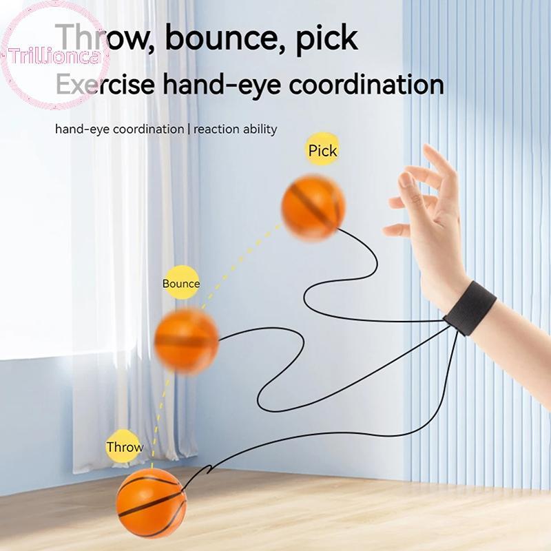 Trillionca Return Sponge Rubber Hand Ball Game Exercises Bouncing ...