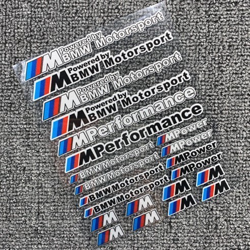 Product image [SG FREE ] BMW Logo Reflective Car Sticker SET BMW M ...