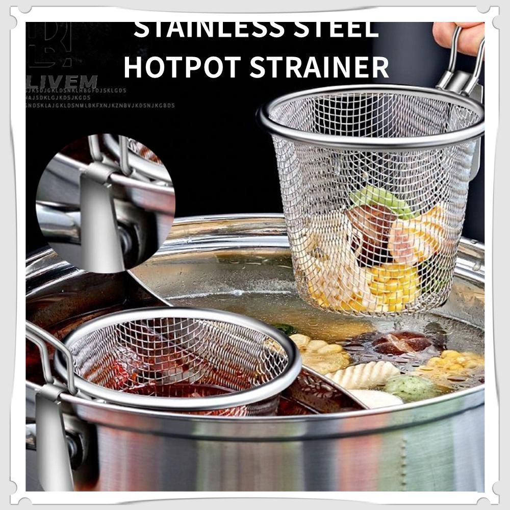 【COD】 304 stainless steel hook Hot pot leak net leak net filter shabu ...