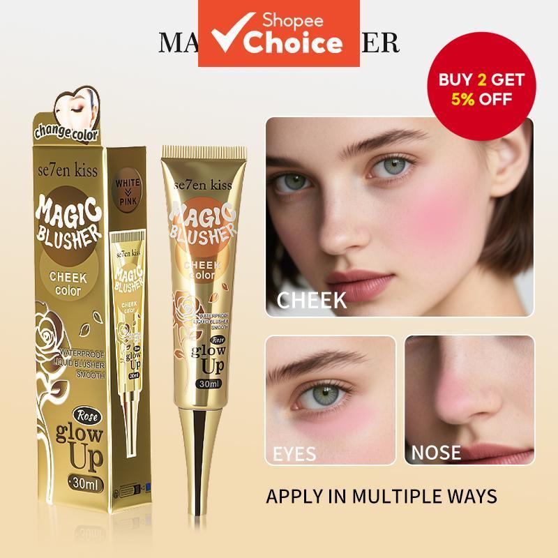 Magic Color Change Blush Pink White Cream Long Lasting Waterproof Multi ...