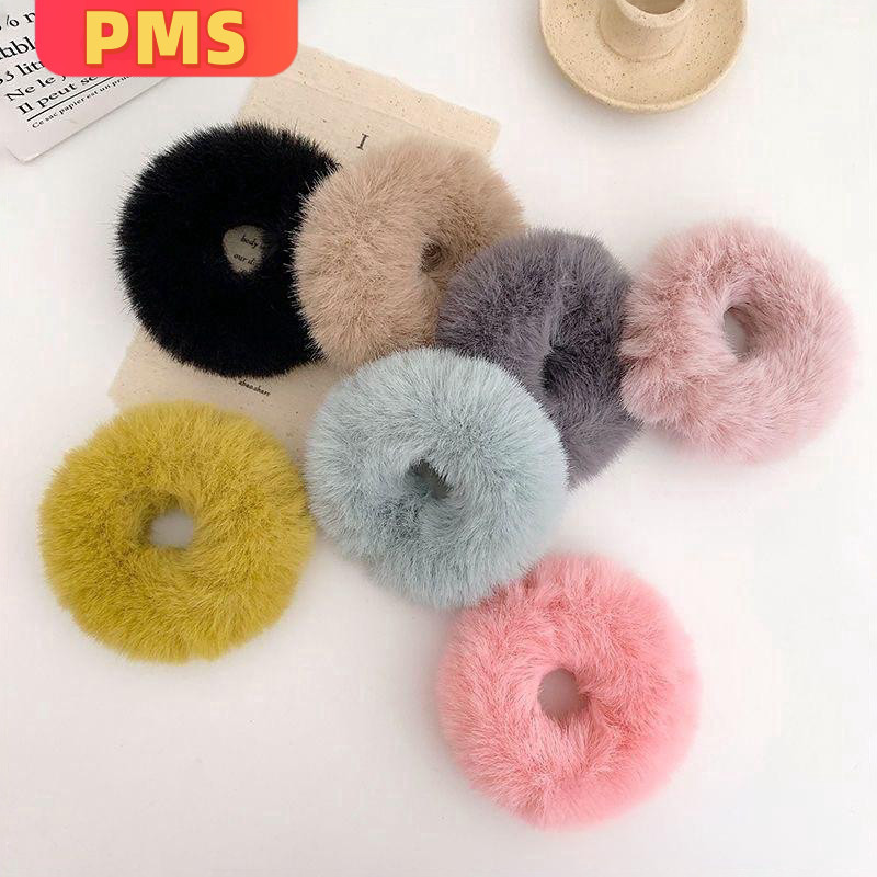 POPmaker Shop Scrunchie Bulu Bola Lucu Nyaman