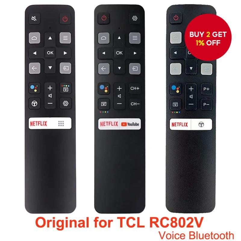 Remote Control Original RC802V for TCL Smart TV Android Universal ...