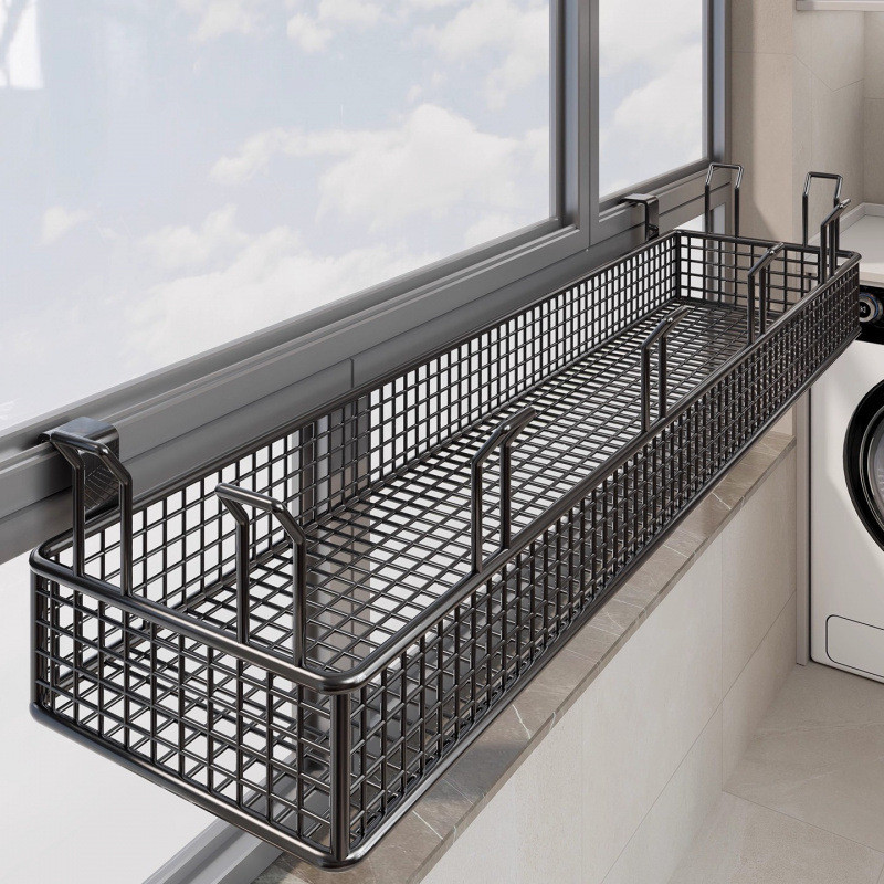 Balcony Sandal Rack Basket Shoe Drying Handy Tool Outdoor Window ...