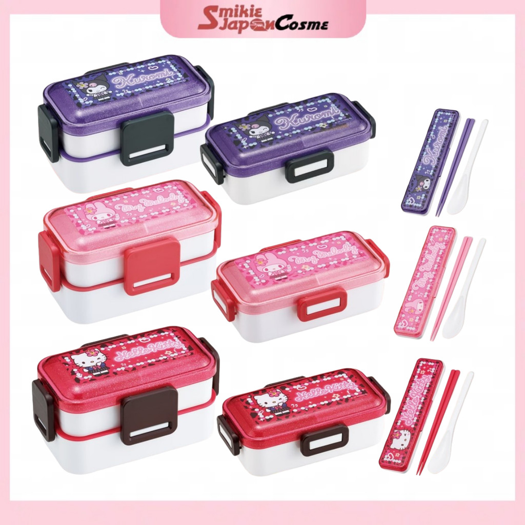 Skater Bento Box | Single Tier Divided Lunch Box (530ml) | 2-Tier ...
