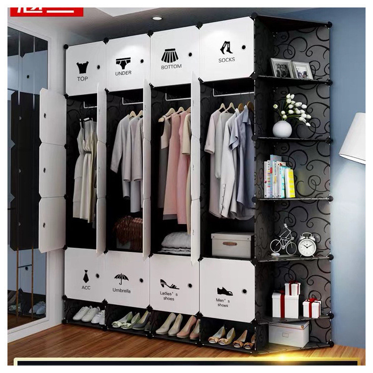 Simple Wardrobe for Small Clothes European and American Style Export ...