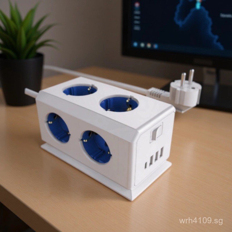Power Strip Cross-Border Extension Board Tower Type EU Standard One-to ...