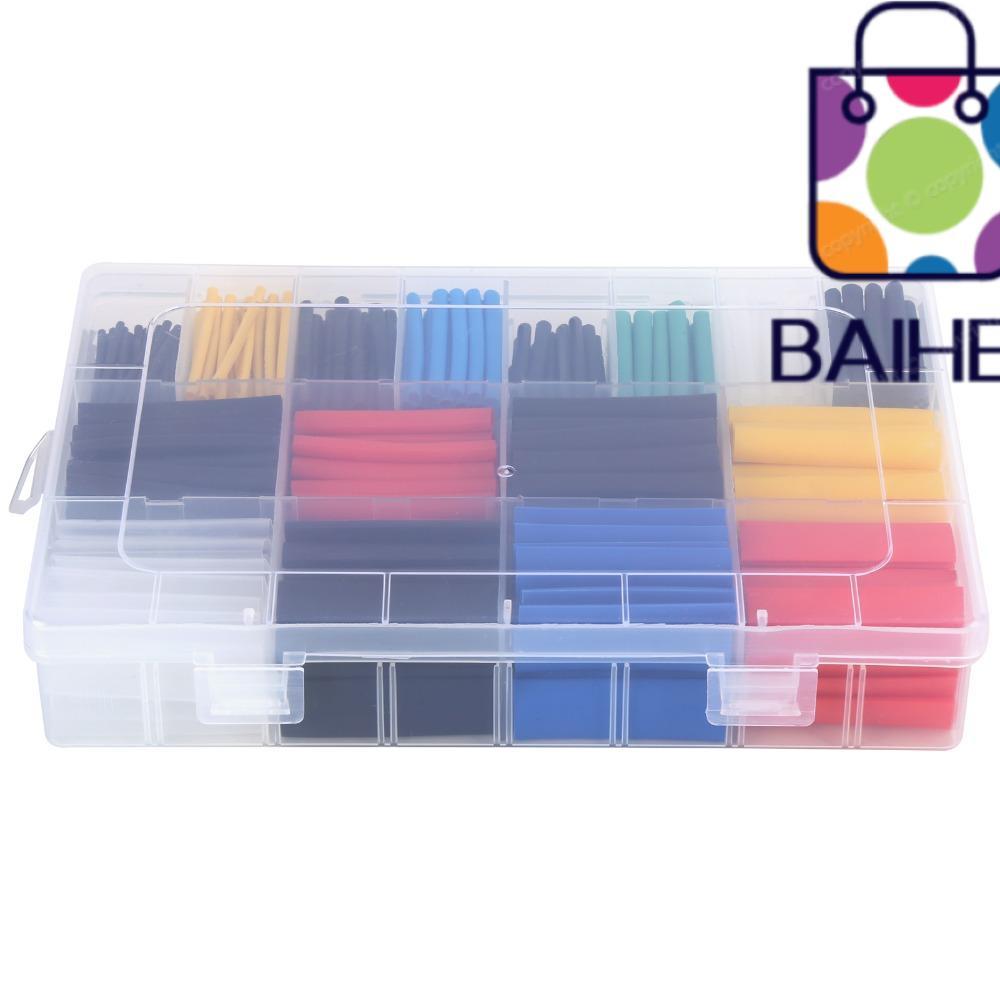 BAIHEE 580 Pcs Heat Shrink Tubing Kit, Insulation 6 Colors 16 Sizes ...