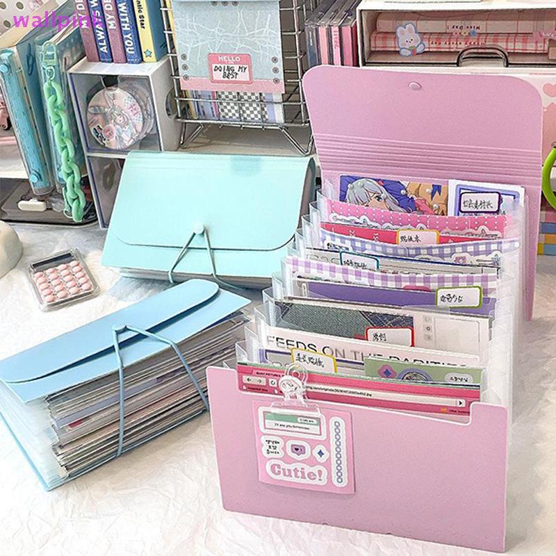 wallpink 12 Layers Stickers Bills Cards Collect Storage File Folder ...
