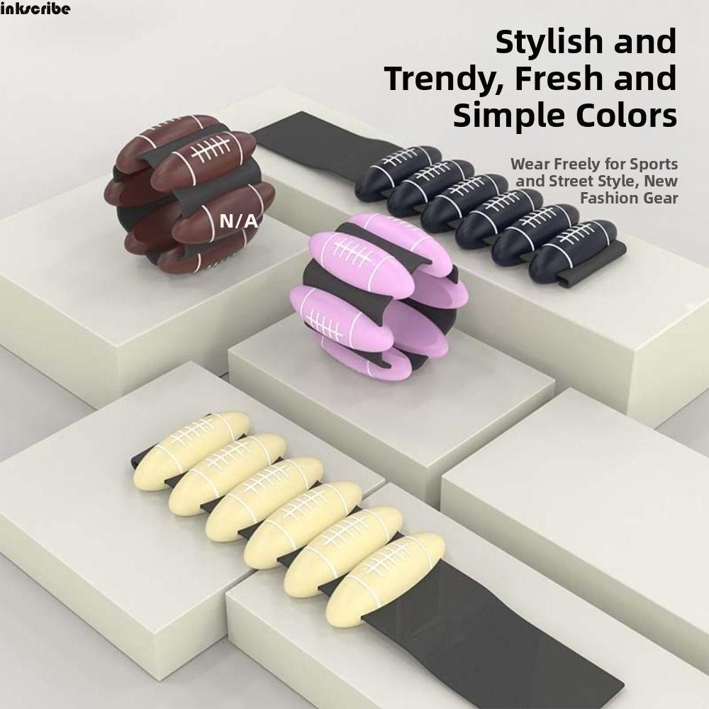 INKSCRIBE 1 Pair Weighted Wrist Strap, Weight Adjustable Rugby Ball ...