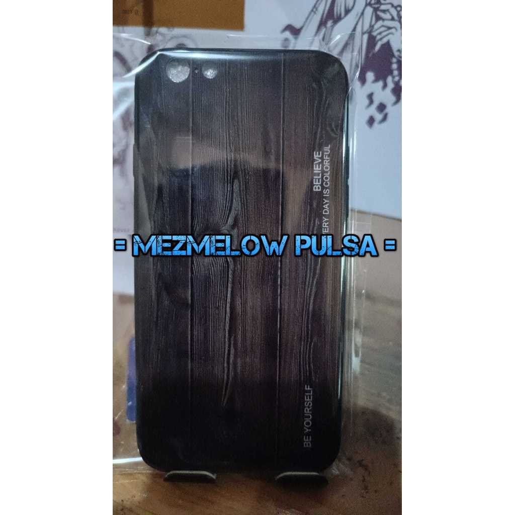 Casing Wood Grain Glass Motif Kayu Caseng Hardcase IPHONE 6 6S / IPHONE 6 BIASA - Gambar 2