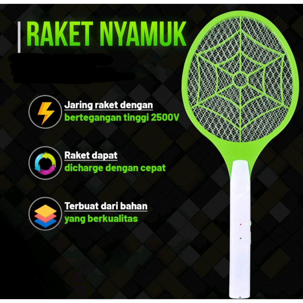 (BUBBLEWRAP) RAKET SETRUM NYAMUK CY006/006Y SISTEM CHARGE ULANG - Gambar 3