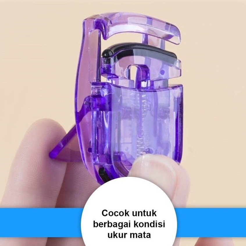 POPmaker Mini Eyelash Curler Portable Praktis - Gambar 2