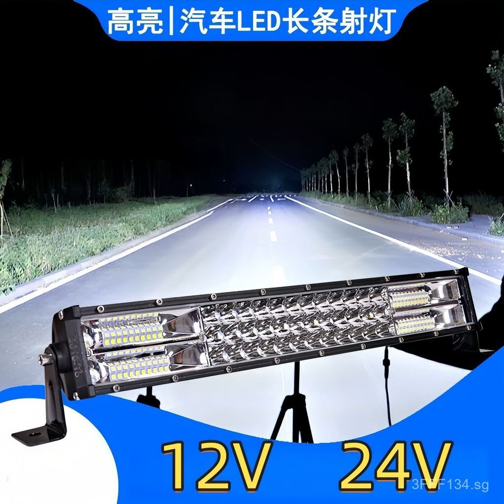 Car led Strip Spotlight12v24v Modified Truck Bar Light Off-Road Roof ...