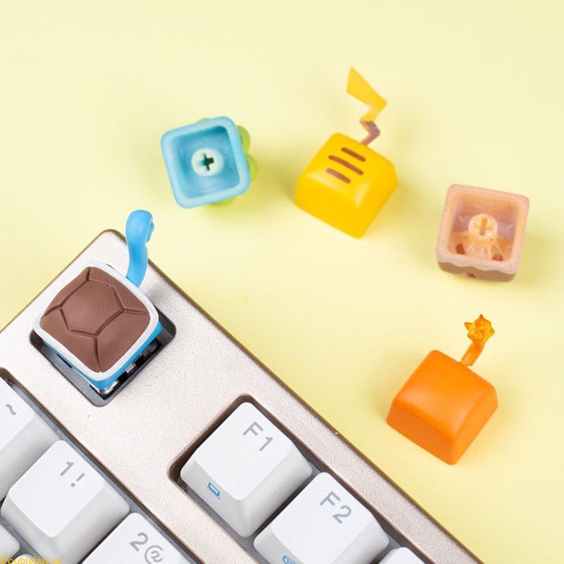 Doublebuy Gaming Keyboard DIY Decoration Keycap Cartoon Single Stereo ...