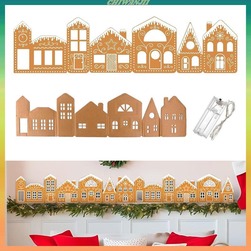 [Chiwanji1] Gingerbread House Kit Made of Cardboard - DIY Kit for ...