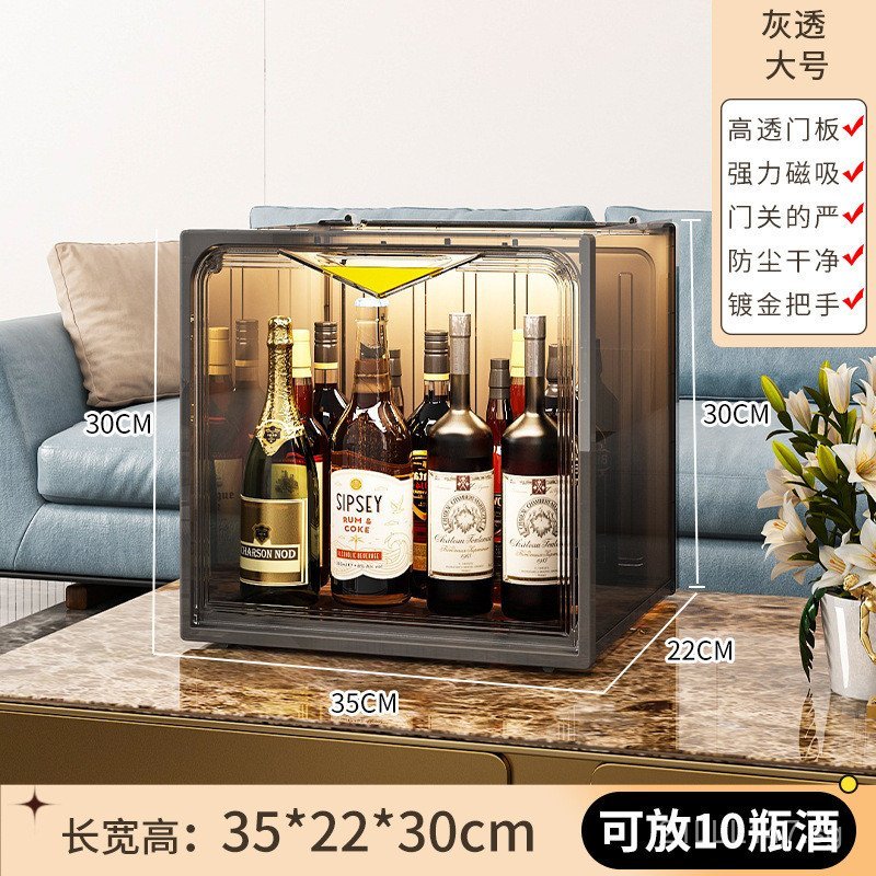 Home Wine Rack Red Wine Storage Rack Living Room Whiskey Liquor White ...