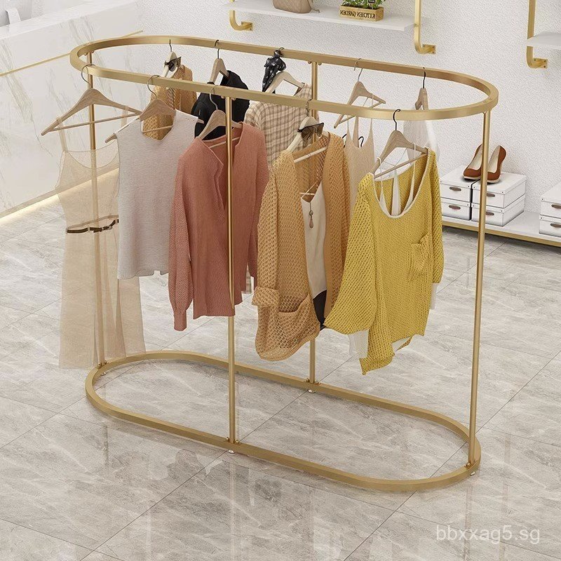 Clothing Store Round Island Display Rack Simple Floor-standing Children ...