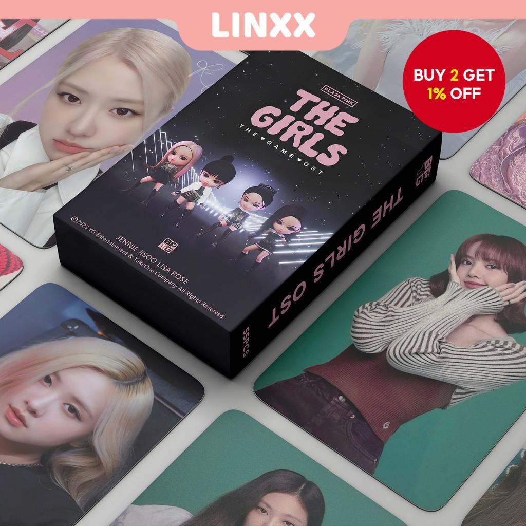 LINXX 55 Pcs BLACKPINK THE GAME Album Lomo Cards Kpop Photocards ...