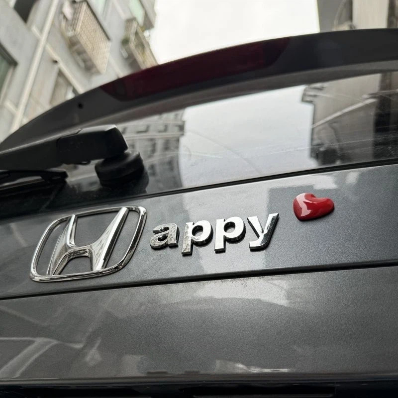Honda Dedicated Modified Car Sticker English Letters 3D Three ...