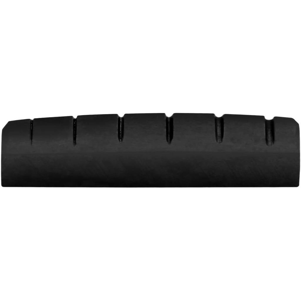 Metallor Black Cattle Bone Guitar Nut 6 String Pre-Slotted Guitar Nut ...