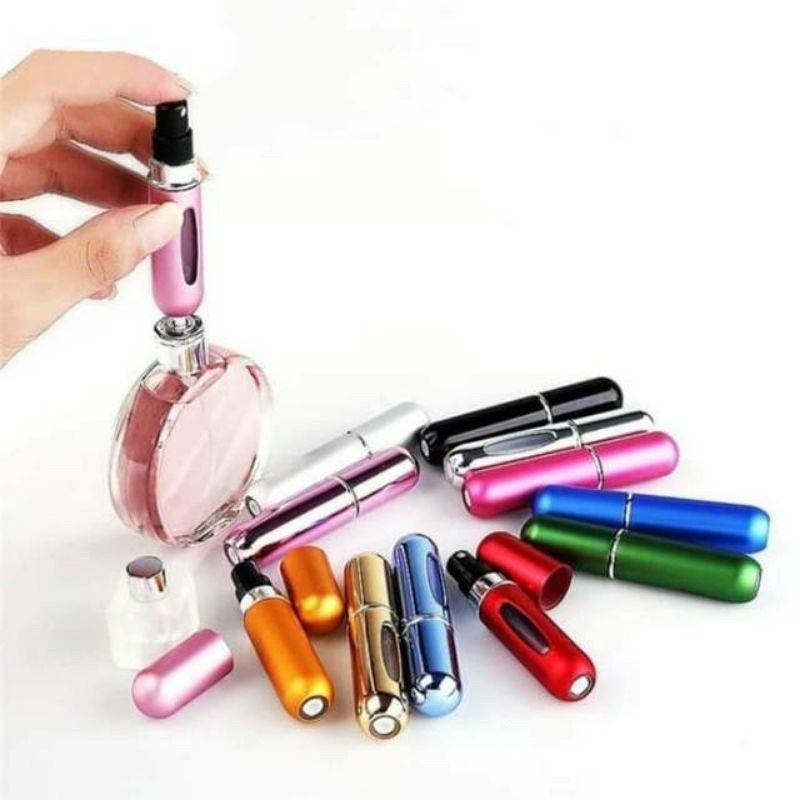 Botol Parfum Mini 5ml Aluminium Isi Ulang Portable - Gambar 3