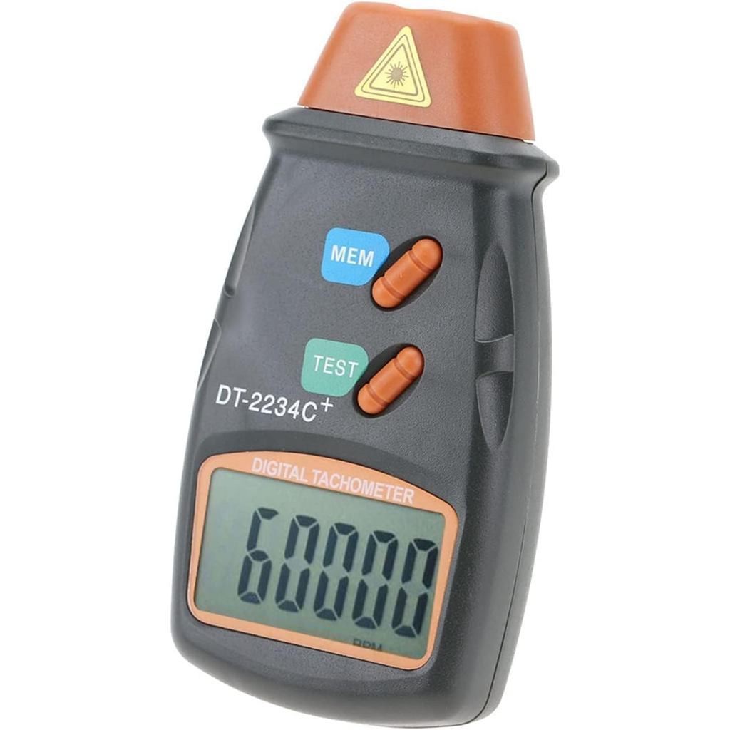 DT-2234C Digital Tachometer, Non Contact Laser Photo Tachometer Sensor ...