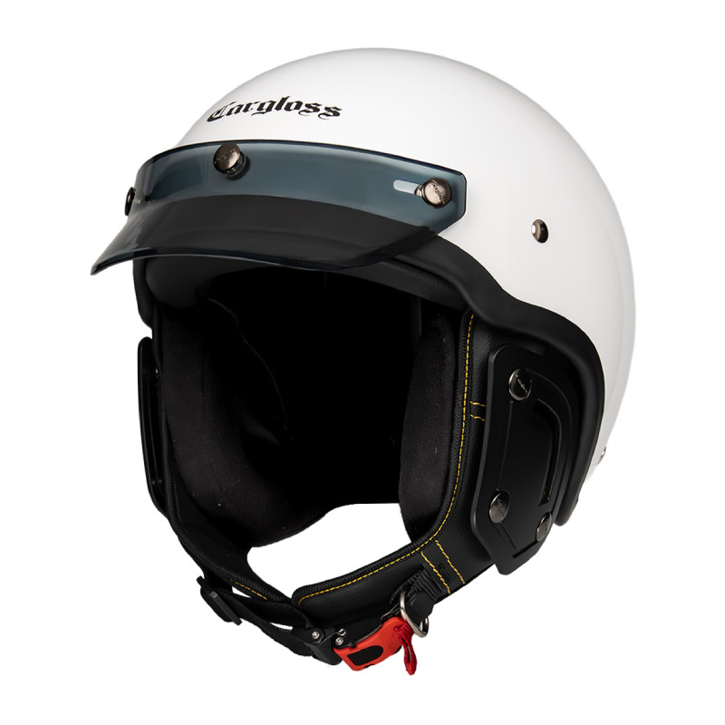 Cargloss CFS Chips Retro Helm Half Face - White - Gambar 2