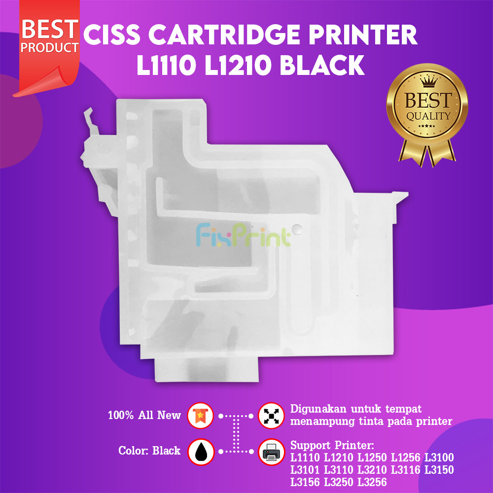 FixPrint CISS Epson L1110 L3110 L3150 3156 L3210 L1210 L3250 L3256 L3216 New - Gambar 2