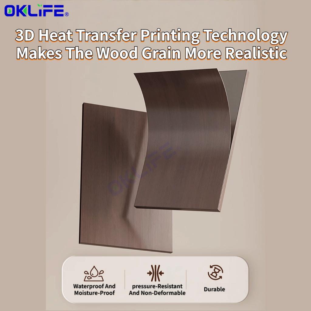 Luxury Waterproof Walnut Honeycomb Aluminum Bathroom Vanity Cabinet alternate view