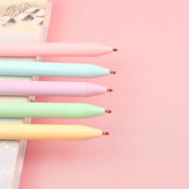 POPmaker shopPena Cetekan Macaroon Warna Pastel LUCU BANGET! - Tinta Hitam yang Lancar, Gaya Foreveryoung yang Kekinian, Nyaman Banget untuk Menulis Seharian di Sekolah & Kantor! H999 COD - Gambar 3