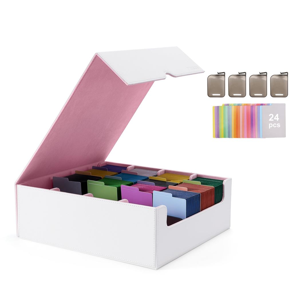 Card Deck Case with Dividers and Card Stopper - Compatible with Yu-Gi ...