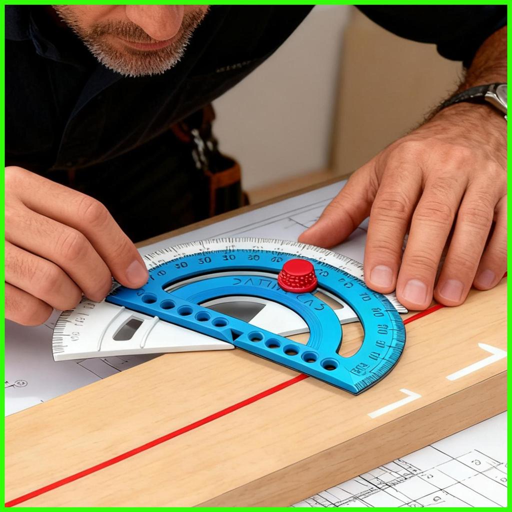 Construction Protractors Ergonomic Clear Scale Gadget Multi-Function ...