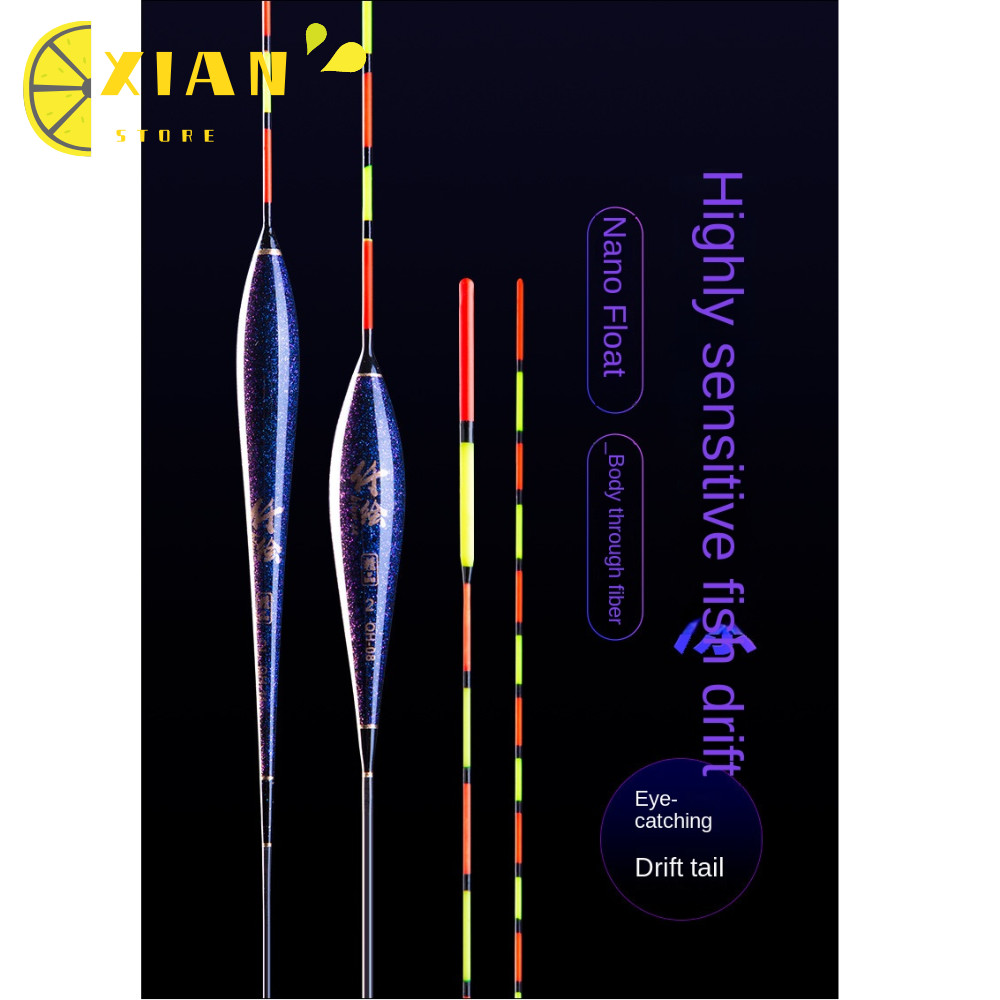 XIANS Floats Bobbers, Eye-catching Triangle Tail Indicator Fishing Lure ...