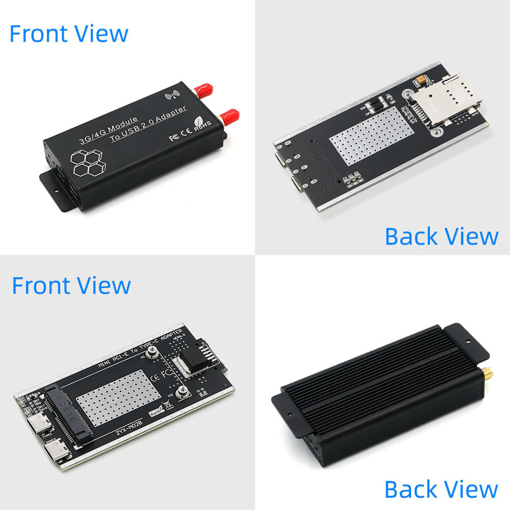 [New] NGFF M.2 to USB 2.0 Type-C Adapter Card with SIM Card Slot for ...