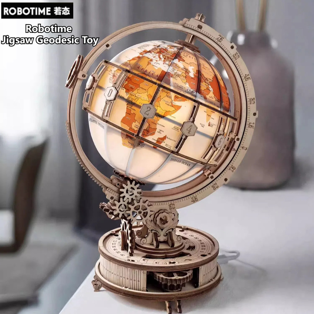 Robotime Splicing Globe Toy Puzzle Three-Dimensional Map Children ...
