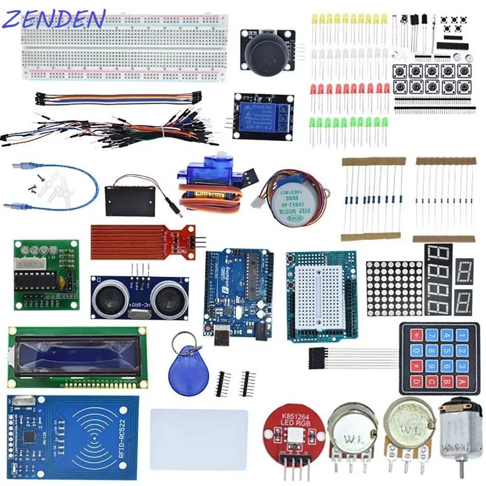 ZENDEN Starter Kit for Arduino Uno R3, Jumper Wire Sensor Button Uno R3 ...