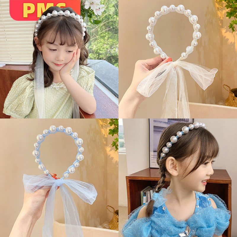 POPmaker shop Bandana Pita Tulle Panjang H469 / Bando Anak Korea Import​ - Bando Bisa Diikat dengan Desain yang Lucu dan Trendi COD