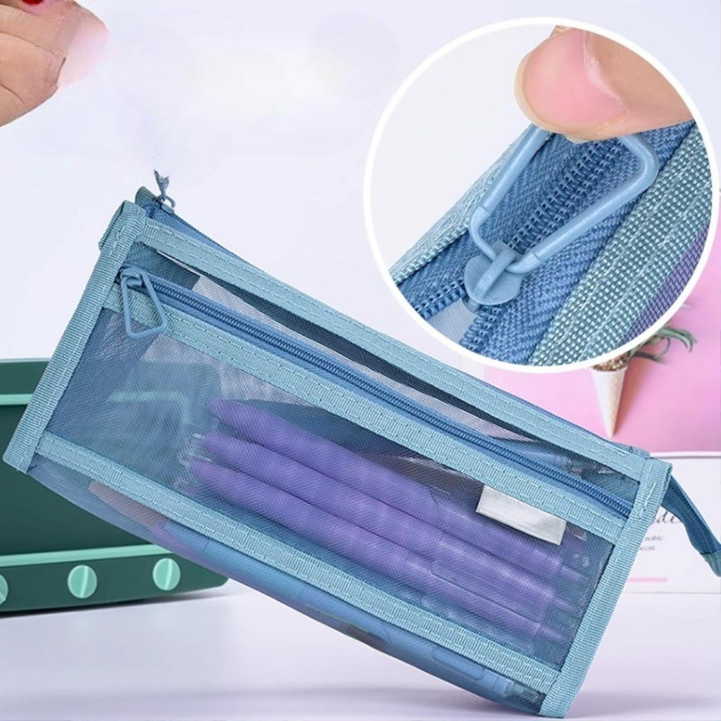 POPmaker Tas Pensil 2 Lapis Transparan Serbaguna - Gambar 2