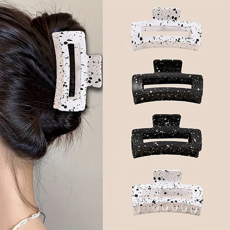 POPmaker Jepit Rambut Kotak Bolong Motif Sapi Lucu - Gambar 4
