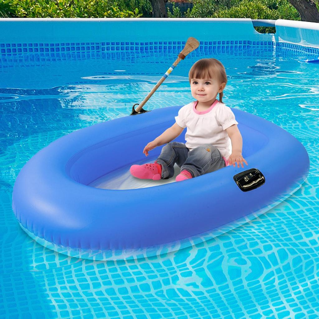 Inflatable Boat for Kids Transparent Bottom Inflatable Raft 62.9 x 43.3 ...