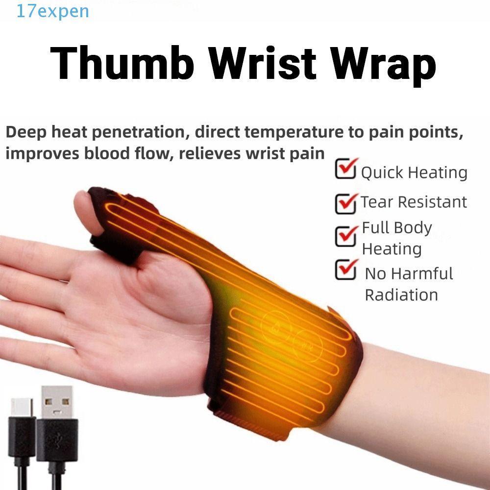 EXPEN Electric Thumb Wrist Wrap, Portable Heated Wrap Thumb Wrist ...