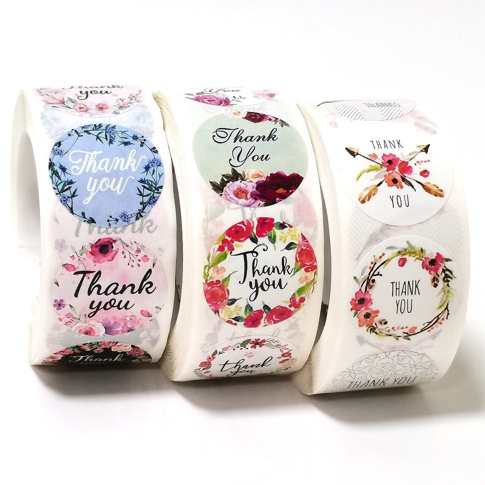 POPmaker Shop Stiker Thank You 500 Pcs COD - Gambar 4