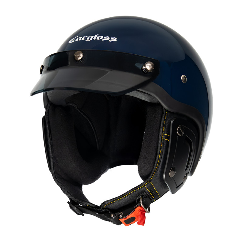 Cargloss CFS Chips Retro Helm Half Face - Navy - Gambar 2
