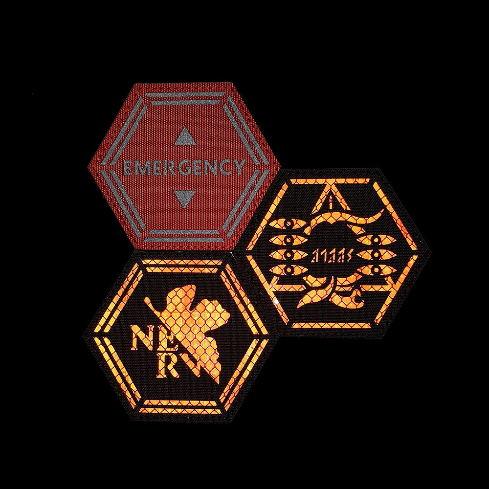 Anime Planet Reflective Anime EVA Evangelion Warning Velcro Armband No ...