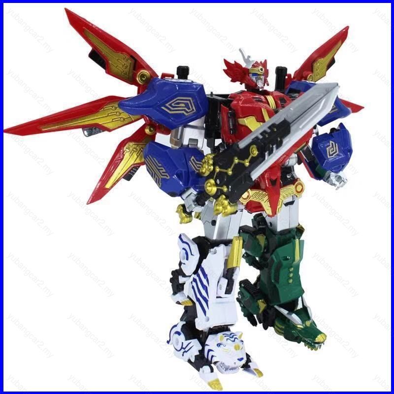 YB2 5 In 1 Action Figure Dinozord Children Gifts Toys Assembly ...
