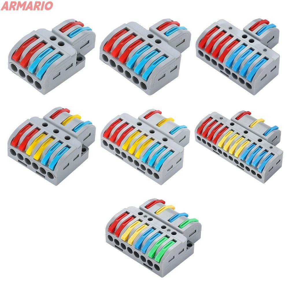 ARMARIO Quick Terminal Block, Mini Universal Compact Wire Connector ...