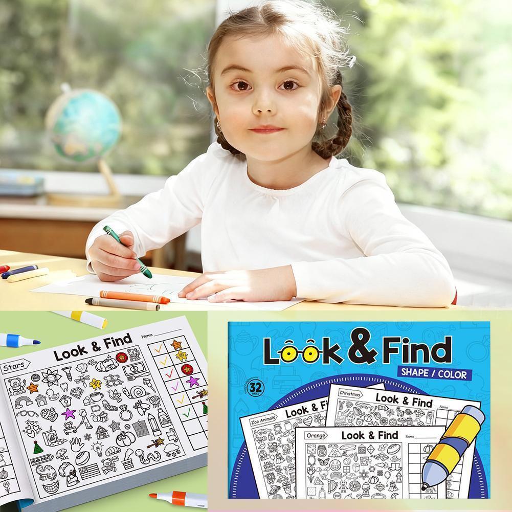 Can You Find Them All? | Search, Find & Color Activity Book | Develops ...