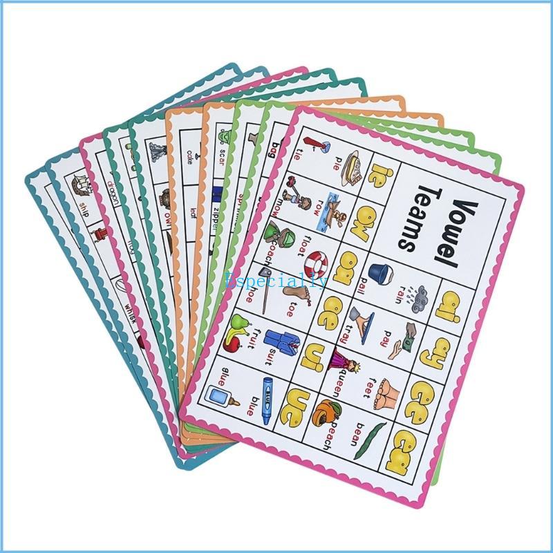 ESP Phonics Learning Posters For Kids Alphabets Sound Charts ...