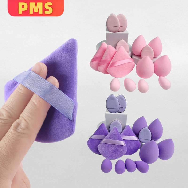 POPmaker Beauty Blender Set 4pcs Pizza & Segitiga - Gambar 2